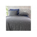 Parure de lit 240x260 cm Percale de Coton Prune