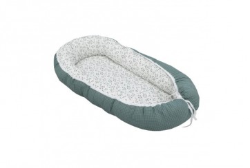 Cocoon bebe, Matelas & Nid d ange, Reducteur "VERT FlORAL"