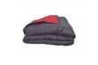 Couette 140x200 cm Chaude Cocoon 400 anthracite/rouge | Europe