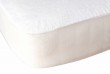 3 Draps housse Coton Bio Blanc + 2 Alèses Coton Bio 70x140