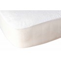 Lot de 2 Protège matelas, Alèses, éponge Coton Bio + PU - 40x90