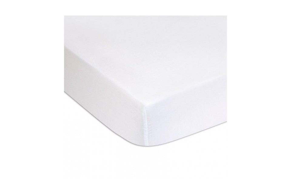 Alèse protège matelas molleton en coton blanc 200x200 cm PROTÈGE MATELAS  MOLLETON