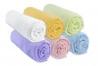 Lot de 6 draps housse jersey - Coloris mixte 60x120