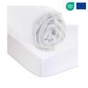 Drap housse 90x190 cm Bambou Blanc + Alèse Éponge Bambou