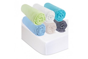 Drap housse 40x80 Bébé Coton Océan (Lot de 6) + 2 Protèges-matelas