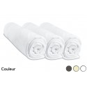 Drap housse 32x72 Couffin Bébé Coton Blanc (Lot de 3)