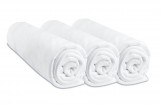 Drap housse compatible Cododo 50x83 BLANC (Lot de 3)