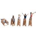 Chaise Tour d'apprentissage en bois