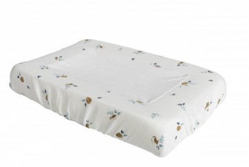 Housse matelas à langer oiseaux 54x75 cm ete indien