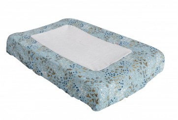 Housse matelas à langer feuilles 54x75 cm ete indien