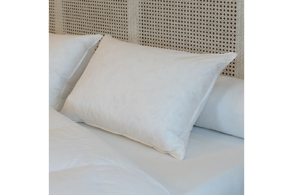 Oreiller 50x70 luxe 90% duvet blanc, oreiller 50x70 haut de gamme