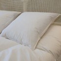 Oreiller 60x60 luxe 90% duvet blanc