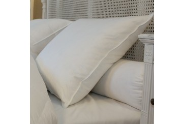 Oreiller 65x65 luxe 90% duvet blanc