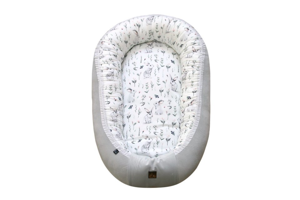 Cocoon bebe - Reducteur de lit Lapin Blanc