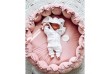 Cocon bébé XL - Réducteur de lit Rose