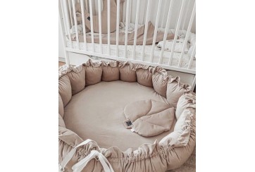 Cocoon bebe - Reducteur de lit Cafe Au Lait