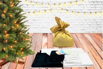 Kit de Noël Surprise Bambou - Cadeau de Noël écoresponsable