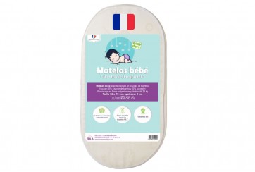 Matelas 32x72 Couffin Bébé en Bambou