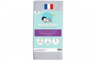 Matelas 40x90 Berceau bébé ou Lit bébé 40x90 en Bambou