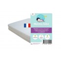 Matelas PLIANT 60x120 Lit bébé ou Lit parapluie en Bambou