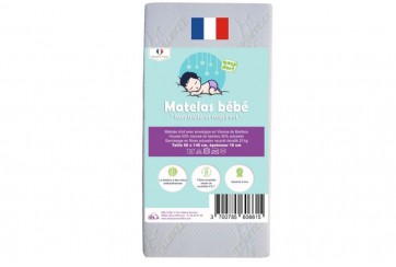 Matelas 60x140 cm Berceau Bébé ou Lit bébé