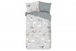 Parure de lit 140x200 / 220 cm flanel kids Good Morning no.30989 grey