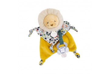 BOH'AIME - LION doudou attache sucette