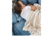 Cocon bébé XL - Réducteur de lit Bleu Jean