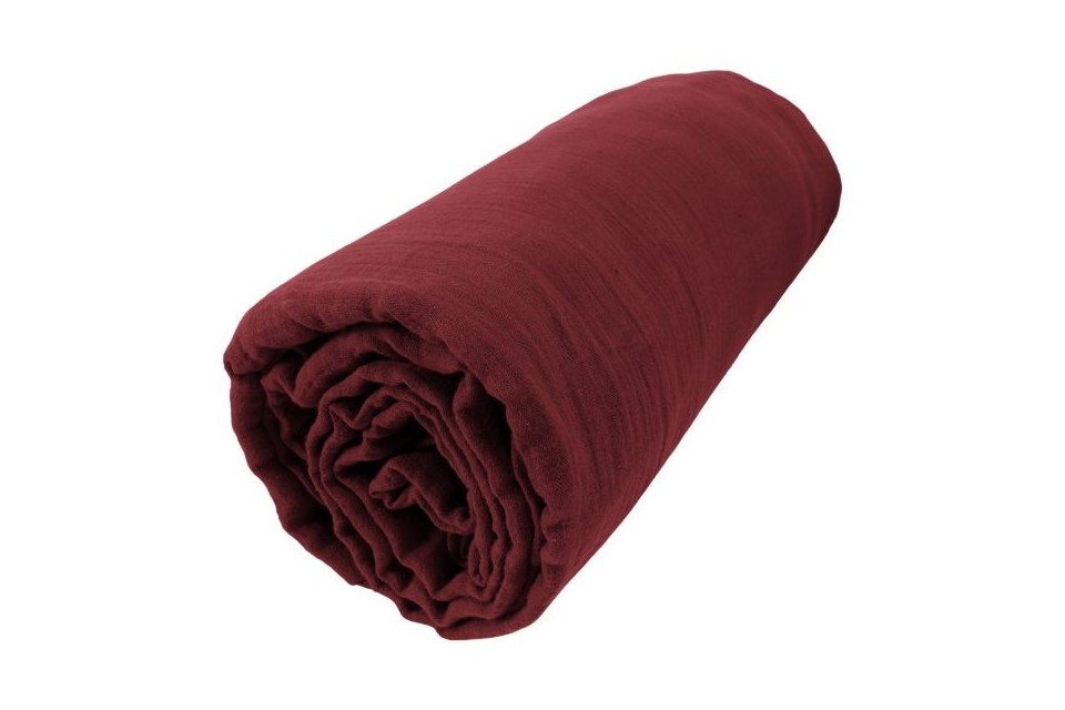 Drap housse 90x190 Gaze de Coton