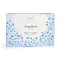 Coffret Plaid et Doudou gris bleu - happy GLOSS