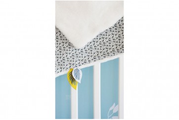 Plaid 100x70 blanc douceur - yoca le koala