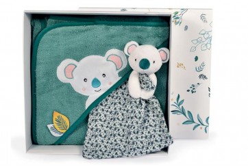 Coffret Cape de Bain et Doudou Koala