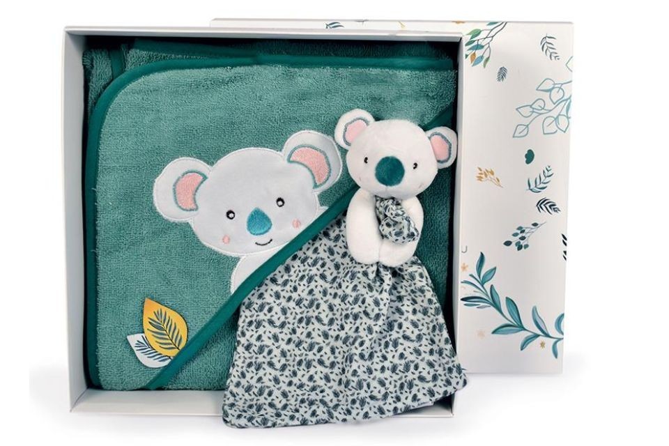 Coffret Cape de Bain et Doudou Koala