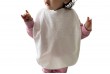 Bavoir imperméable 30x40 Coton Blanc (Lot de 5)