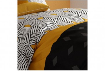 Parure de lit 240x260 cm coton 57 fils Rafo