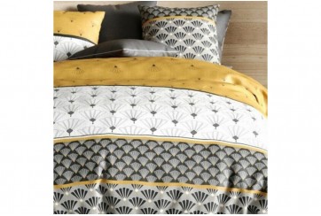 Parure de lit 220x240 cm coton 57 fils Lea