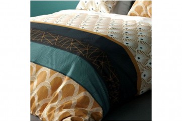 Parure de lit 220x240 cm coton 57 fils Tofa