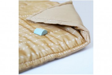 Tapis de repos 100x100 Coton Nepo Caramel