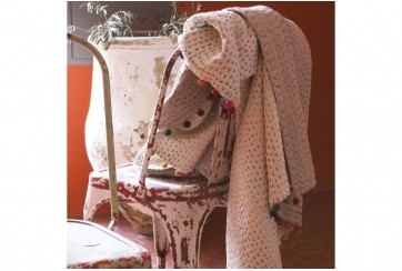 Courtepointe Gastounet en Coton Coloris Sienne 220x220